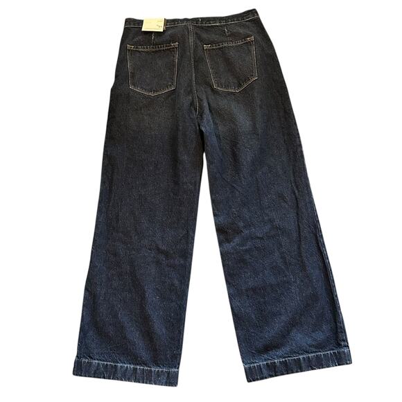 KanCan Womens Jeans Sz 15/31 Greenwood Wide Leg Denim Ultra High Rise Side Zip - Picture 7 of 7